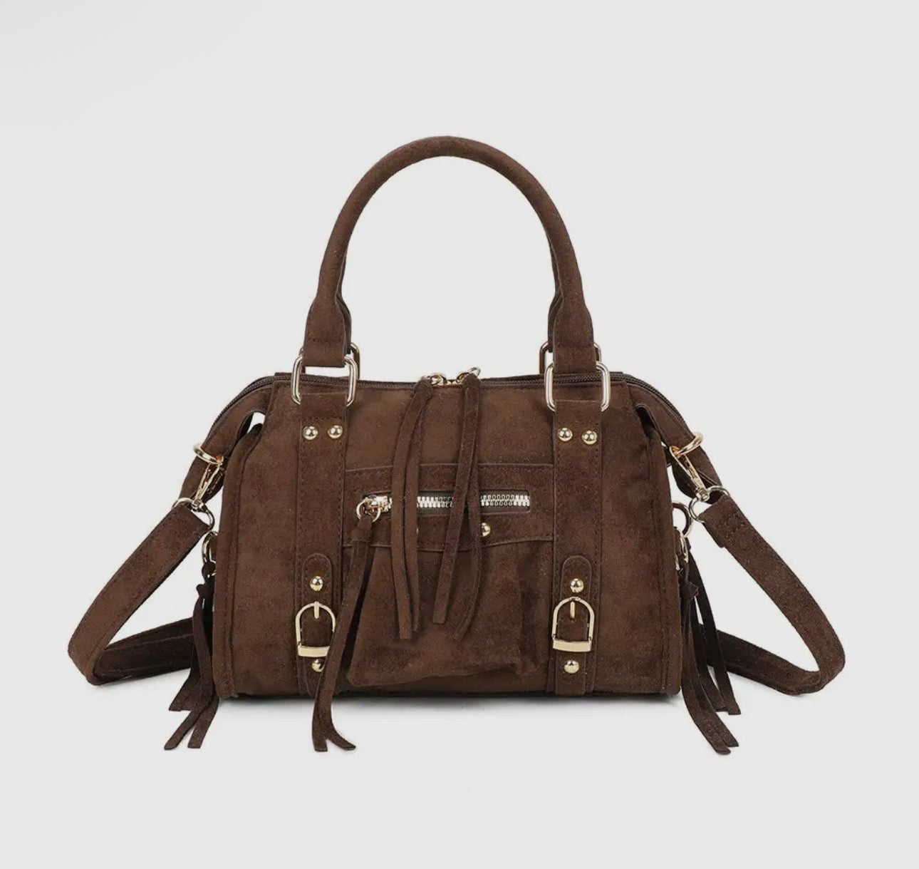 Skyla suède koffie bruin