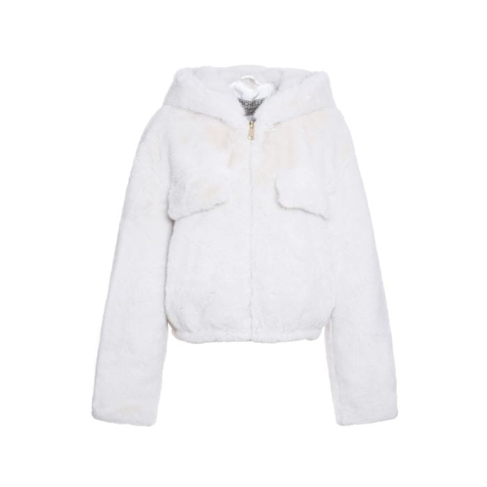 Teddy jas wit