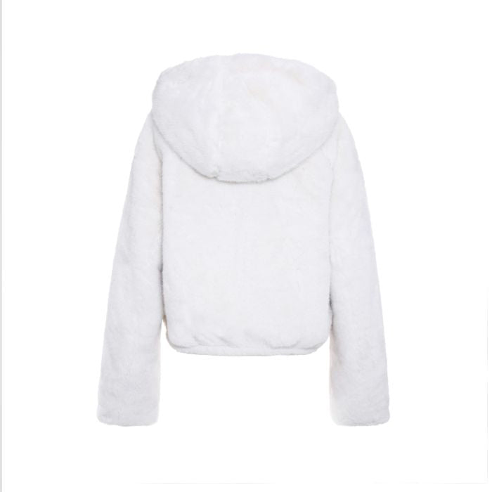 Teddy jas wit